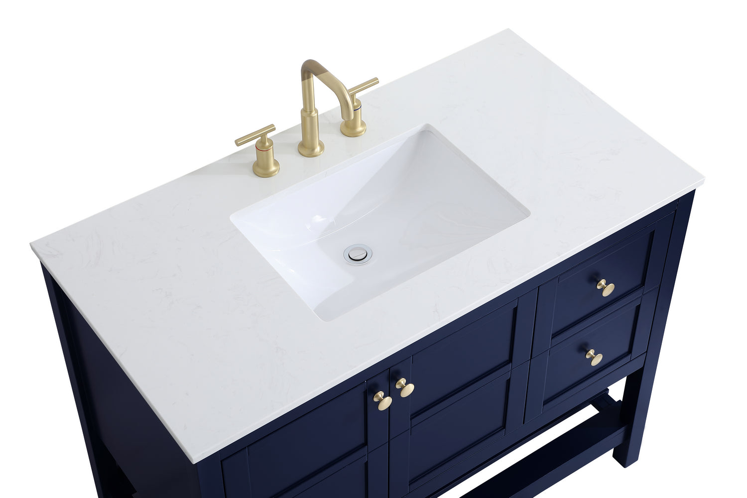 Elegant Lighting - VF16442BL - Single Bathroom Vanity - Theo - Blue