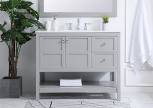 Elegant Lighting - VF16442GR - Single Bathroom Vanity - Theo - Gray