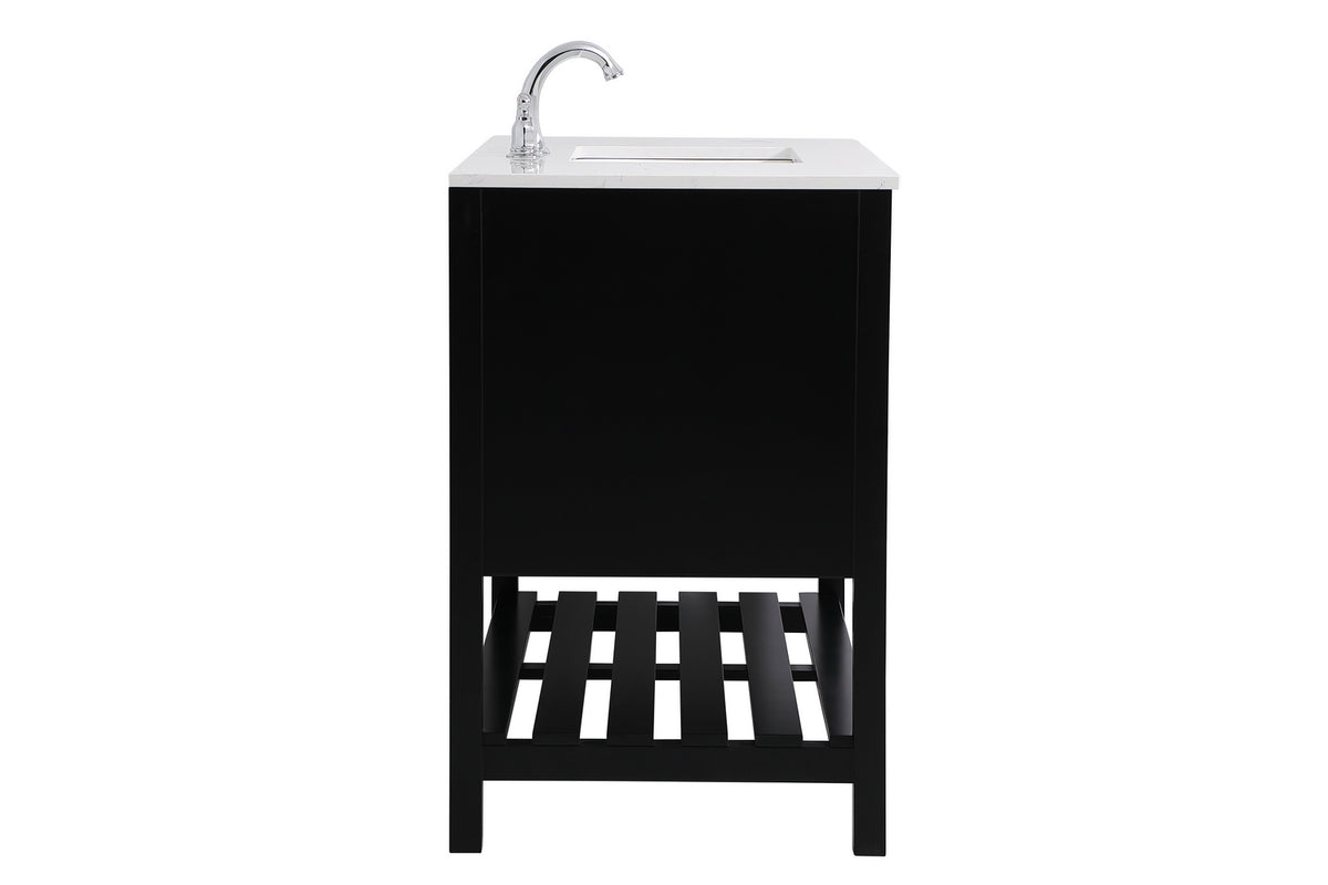 Elegant Lighting - VF16442BK - Single Bathroom Vanity - Theo - Black