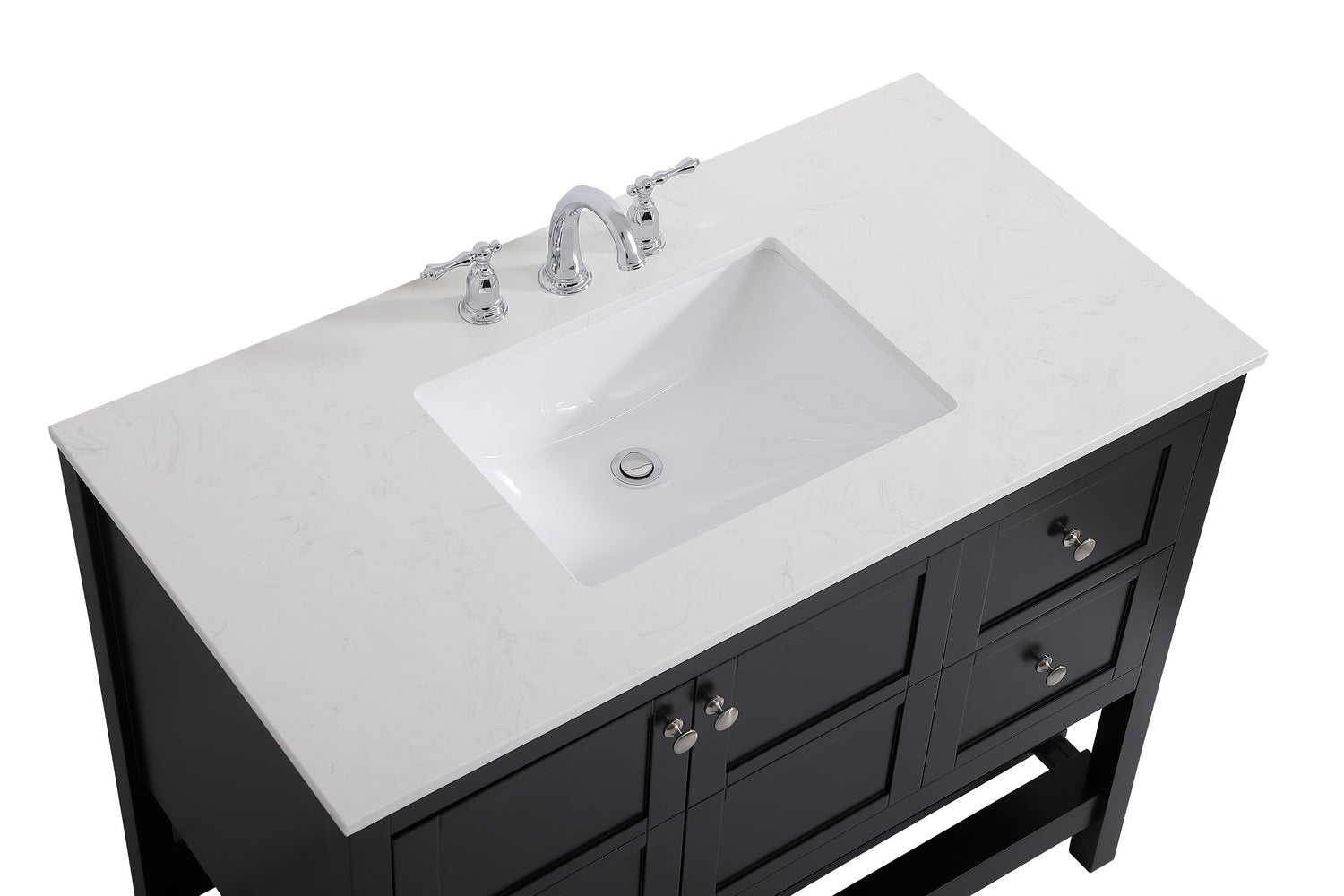 Elegant Lighting - VF16442BK - Single Bathroom Vanity - Theo - Black