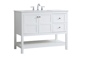 Elegant Lighting - VF16442WH - Single Bathroom Vanity - Theo - White