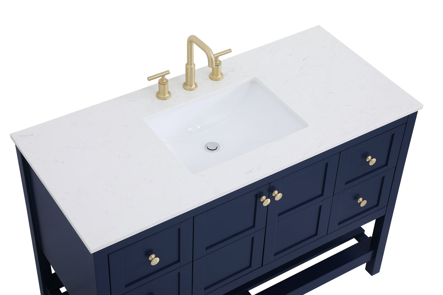 Elegant Lighting - VF16448BL - Single Bathroom Vanity - Theo - Blue