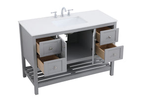 Elegant Lighting - VF16448GR - Single Bathroom Vanity - Theo - Gray