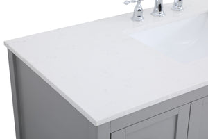 Elegant Lighting - VF16448GR - Single Bathroom Vanity - Theo - Gray