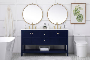 Elegant Lighting - VF16460DBL - Single Bathroom Vanity - Theo - Blue