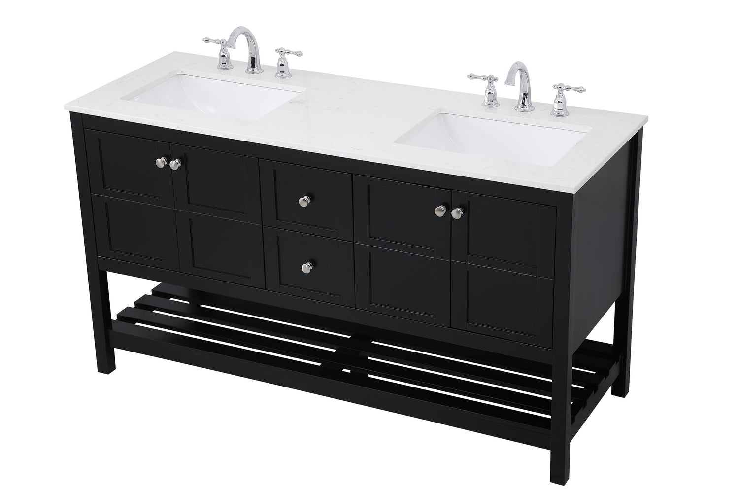 Elegant Lighting - VF16460DBK - Single Bathroom Vanity - Theo - Black