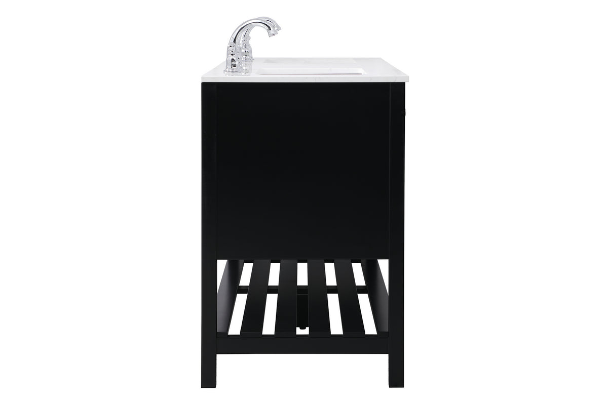 Elegant Lighting - VF16460DBK - Single Bathroom Vanity - Theo - Black