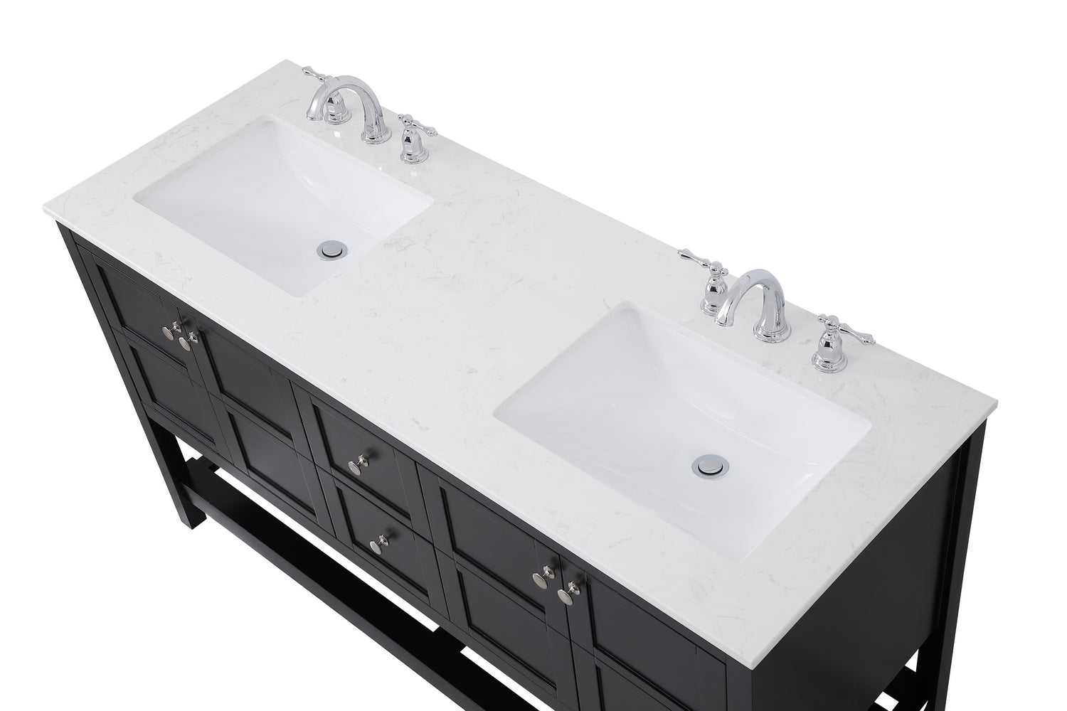 Elegant Lighting - VF16460DBK - Single Bathroom Vanity - Theo - Black