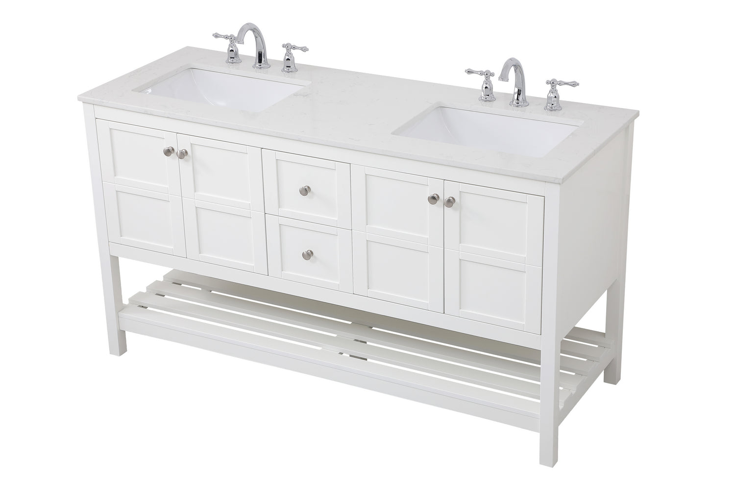 Elegant Lighting - VF16460DWH - Single Bathroom Vanity - Theo - White