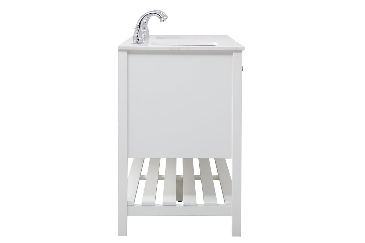 Elegant Lighting - VF16460DWH - Single Bathroom Vanity - Theo - White