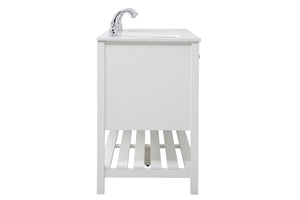 Elegant Lighting - VF16460DWH - Single Bathroom Vanity - Theo - White