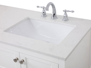 Elegant Lighting - VF16460DWH - Single Bathroom Vanity - Theo - White