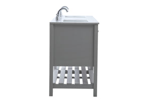 Elegant Lighting - VF16472DGR - Double Bathroom Vanity - Theo - Gray