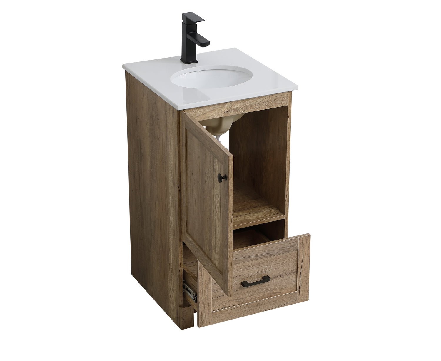 Elegant Lighting - VF2818NT - Single Bathroom Vanity - Soma - Natural Oak