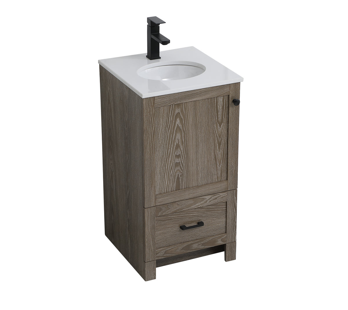 Elegant Lighting - VF2818WO - Single Bathroom Vanity - Soma - weathered oak