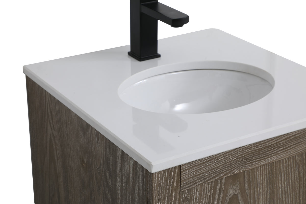 Elegant Lighting - VF2818WO - Single Bathroom Vanity - Soma - weathered oak