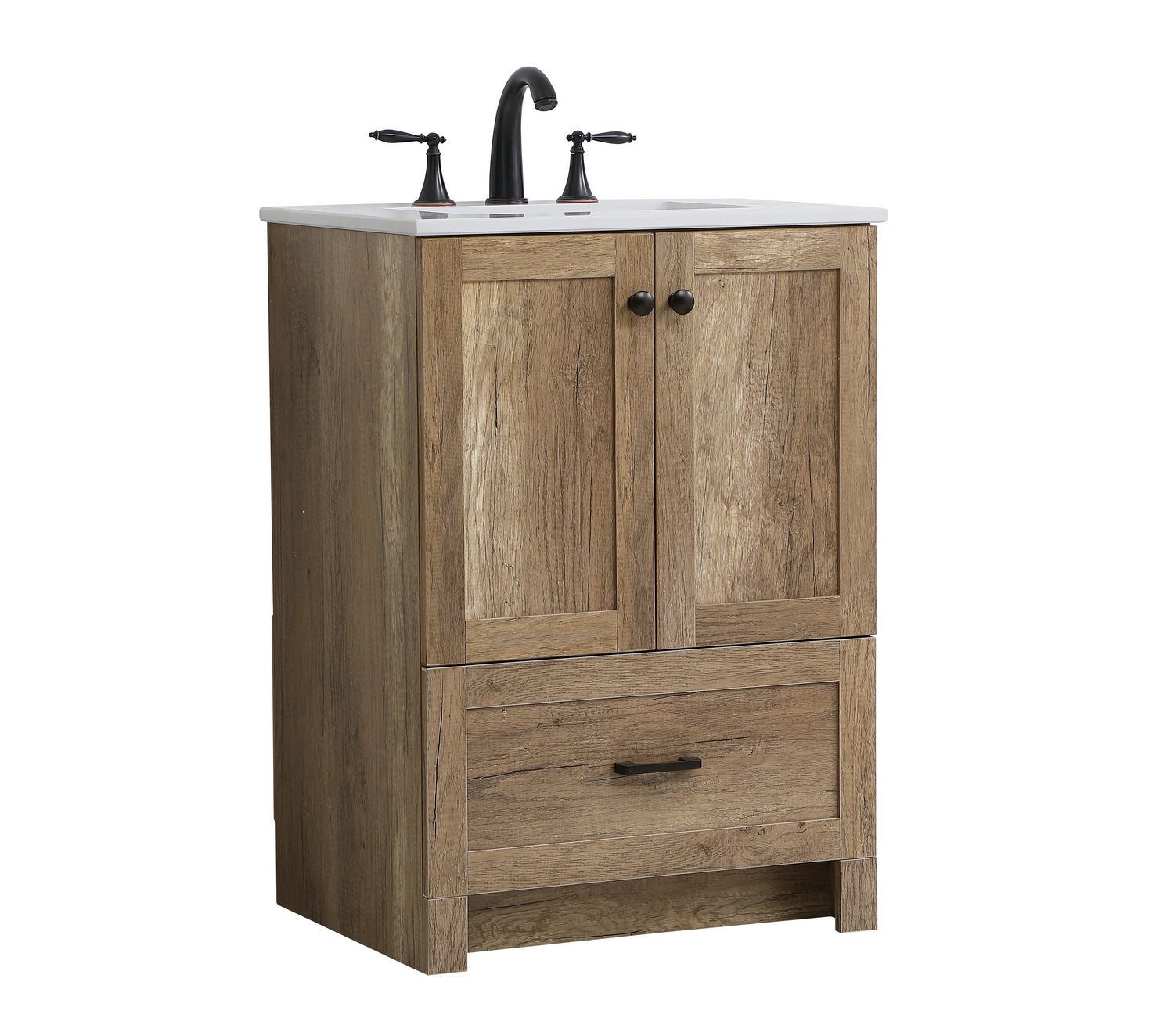 Elegant Lighting - VF2824NT - Single Bathroom Vanity - Soma - Natural Oak