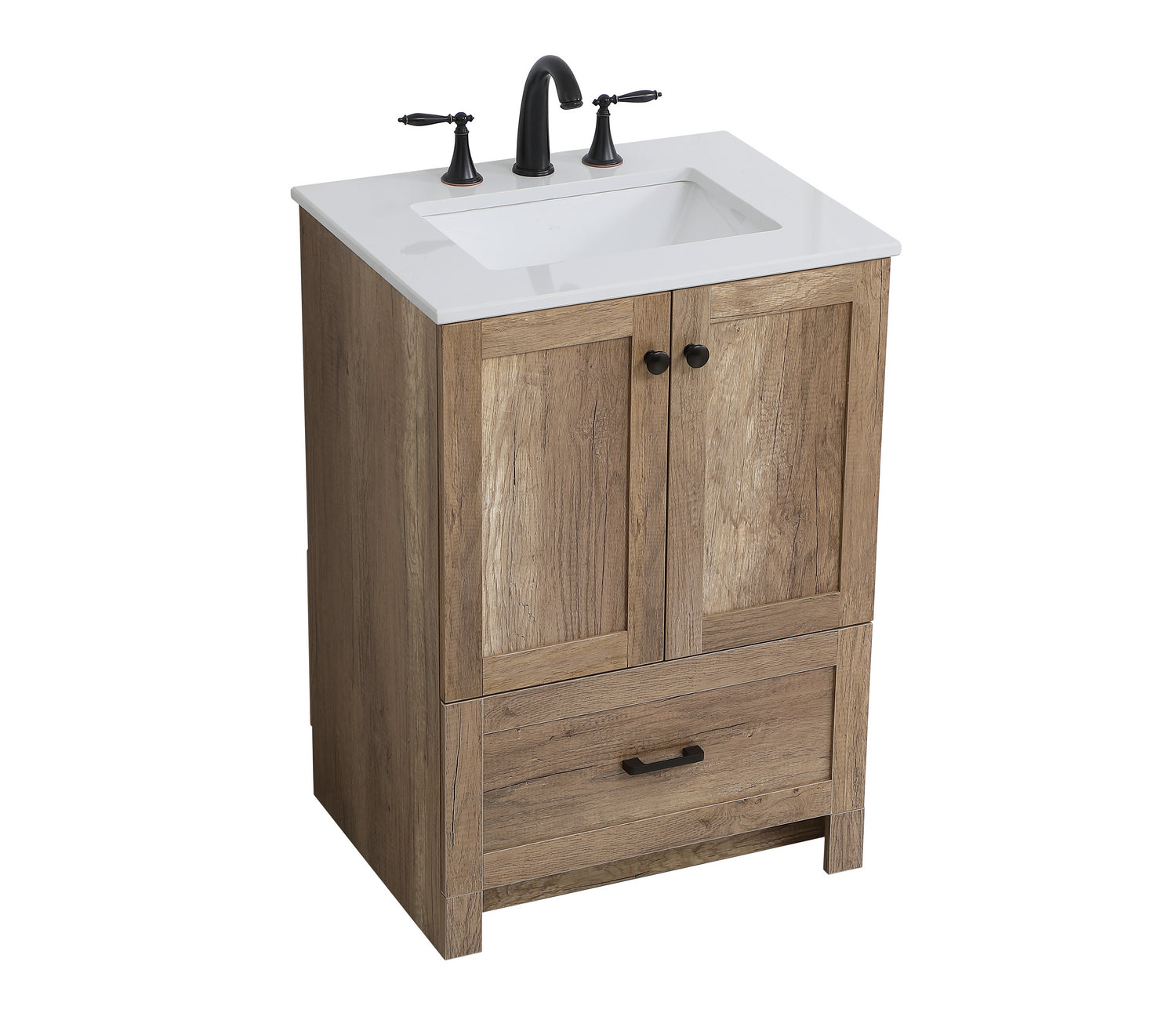 Elegant Lighting - VF2824NT - Single Bathroom Vanity - Soma - Natural Oak