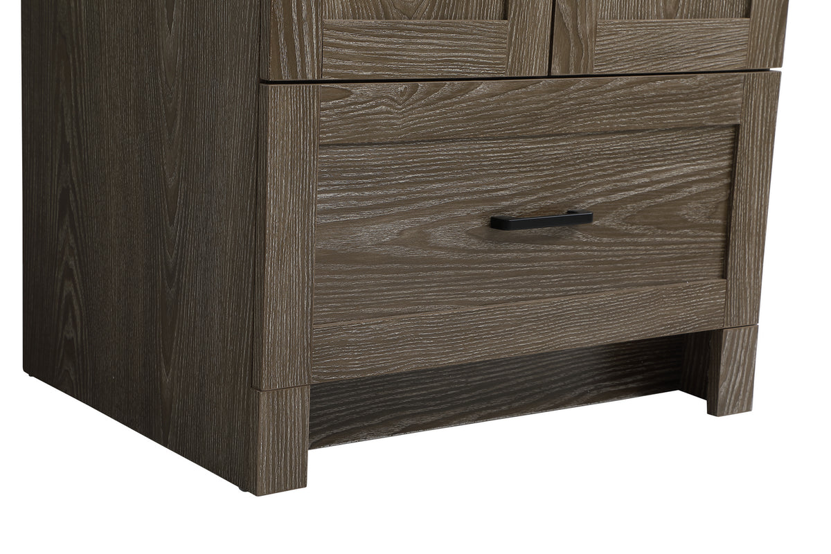 Elegant Lighting - VF2824WO - Single Bathroom Vanity - Soma - Weathered Oak