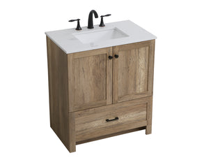 Elegant Lighting - VF2830NT - Single Bathroom Vanity - Soma - Natural Oak