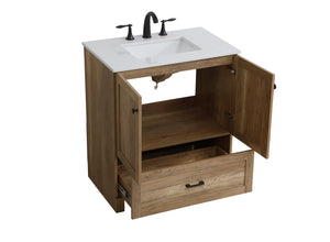 Elegant Lighting - VF2830NT - Single Bathroom Vanity - Soma - Natural Oak