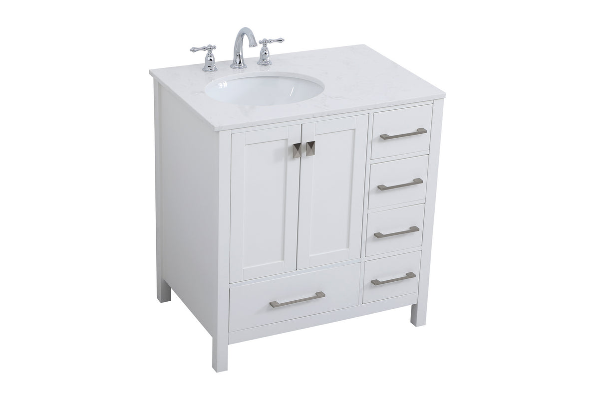 Elegant Lighting - VF18832WH - Single Bathroom Vanity - Irene - White