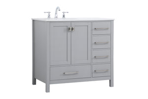 Elegant Lighting - VF18836GR - Single Bathroom Vanity - Irene - Gray