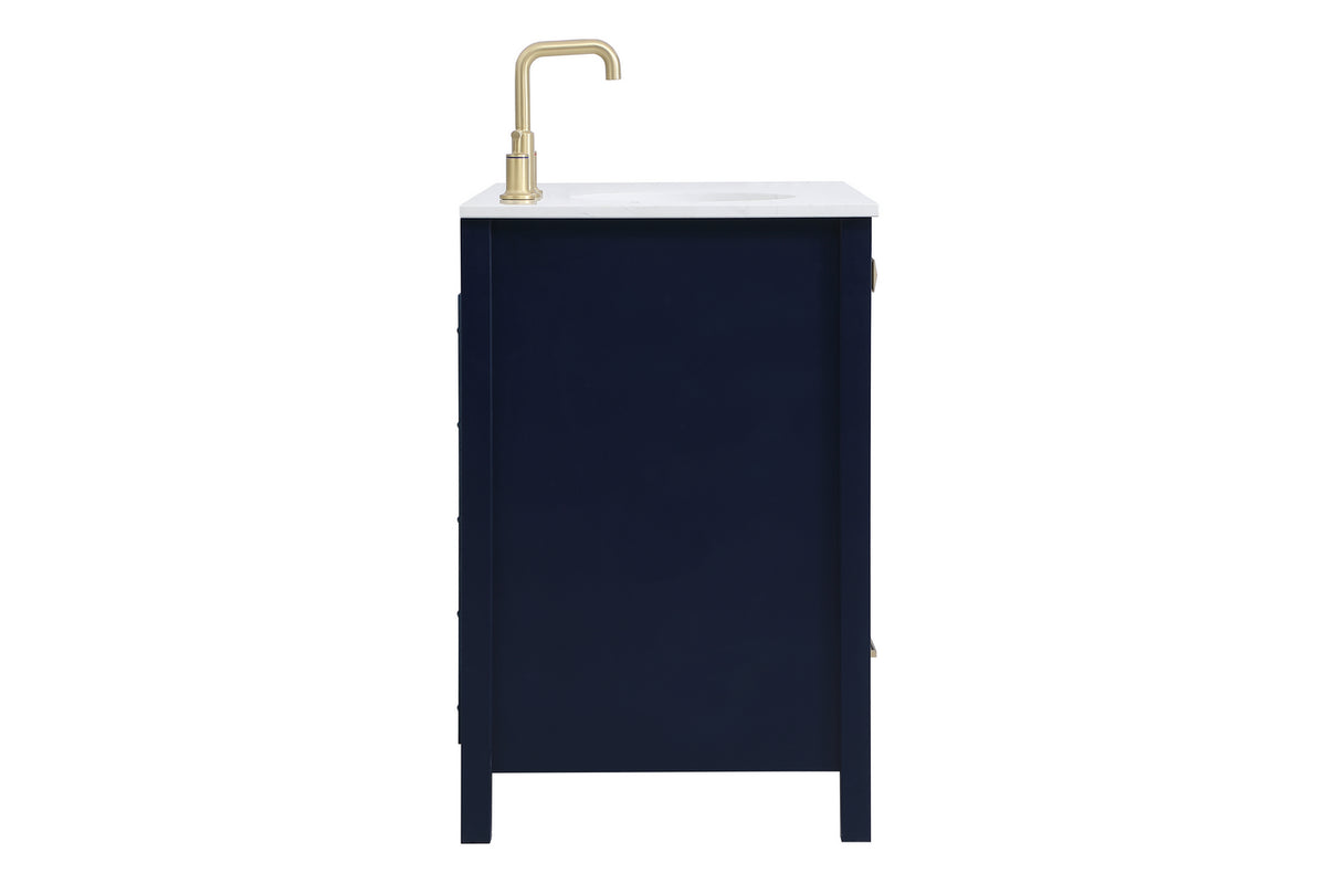 Elegant Lighting - VF18836BL - Single Bathroom Vanity - Irene - Blue