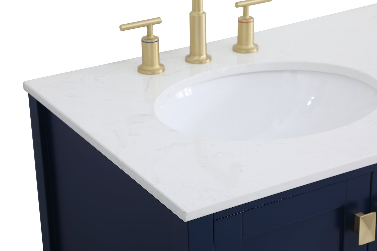 Elegant Lighting - VF18836BL - Single Bathroom Vanity - Irene - Blue