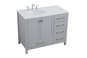 Elegant Lighting - VF18842GR - Single Bathroom Vanity - Irene - Gray