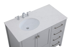 Elegant Lighting - VF18842GR - Single Bathroom Vanity - Irene - Gray