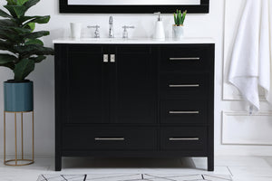 Elegant Lighting - VF18842BK - Single Bathroom Vanity - Irene - Black