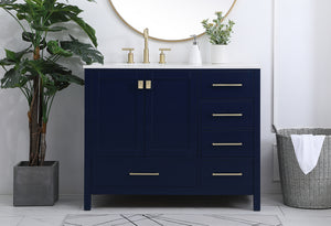 Elegant Lighting - VF18842BL - Single Bathroom Vanity - Irene - Blue