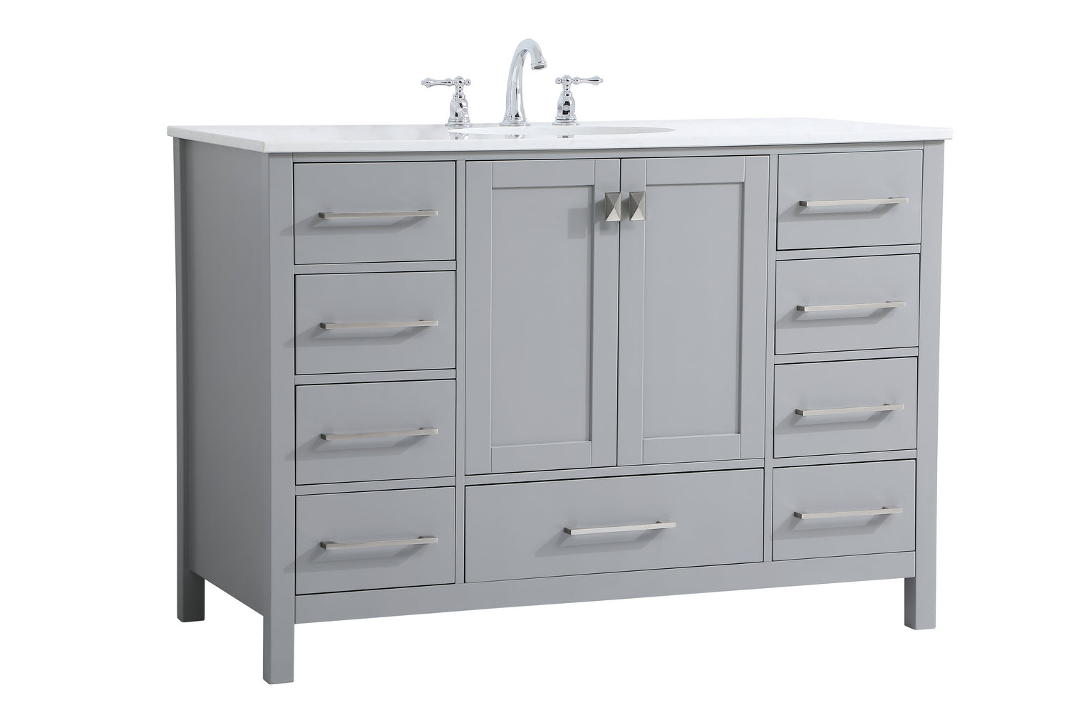 Elegant Lighting - VF18848GR - Single Bathroom Vanity - Irene - Gray