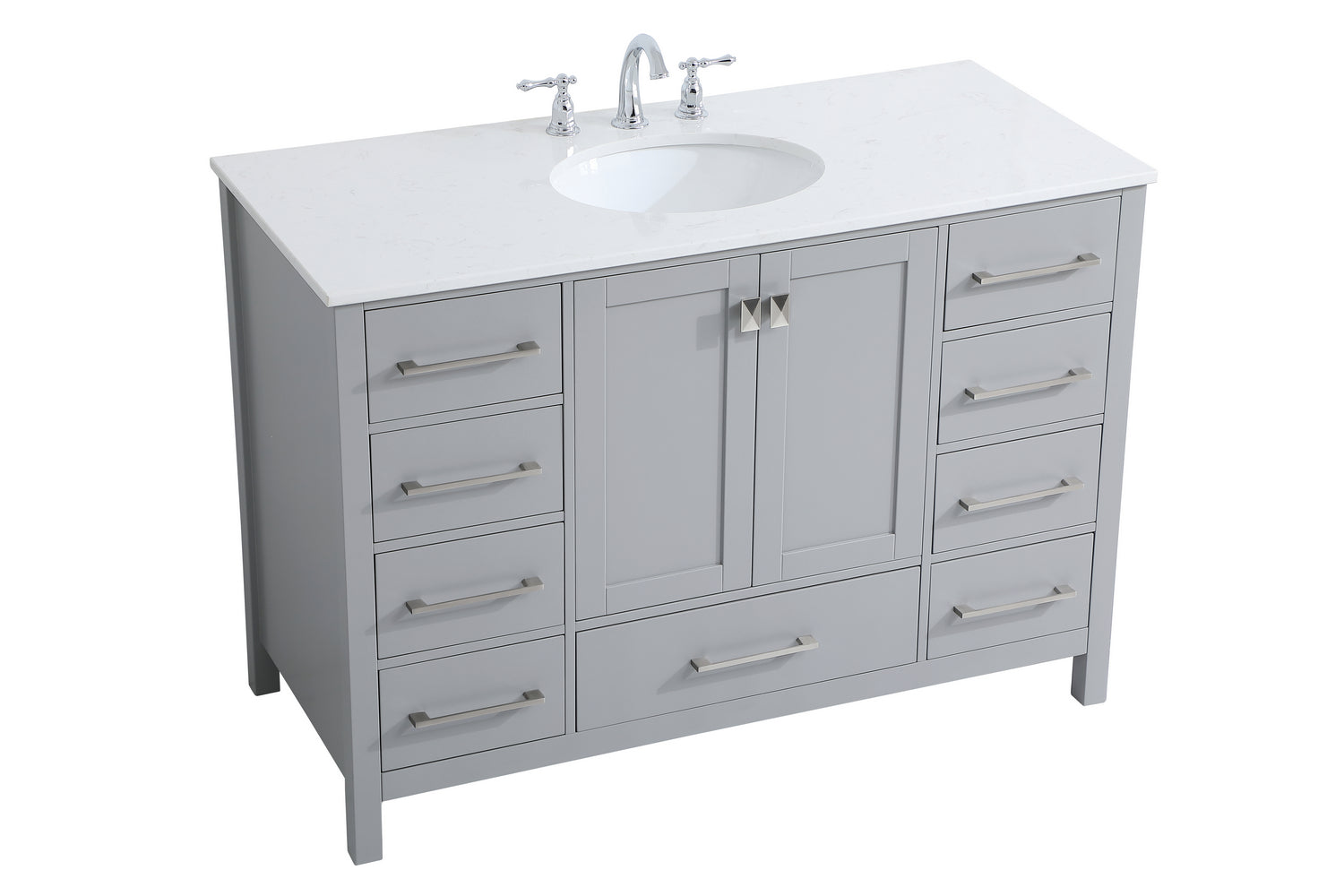 Elegant Lighting - VF18848GR - Single Bathroom Vanity - Irene - Gray