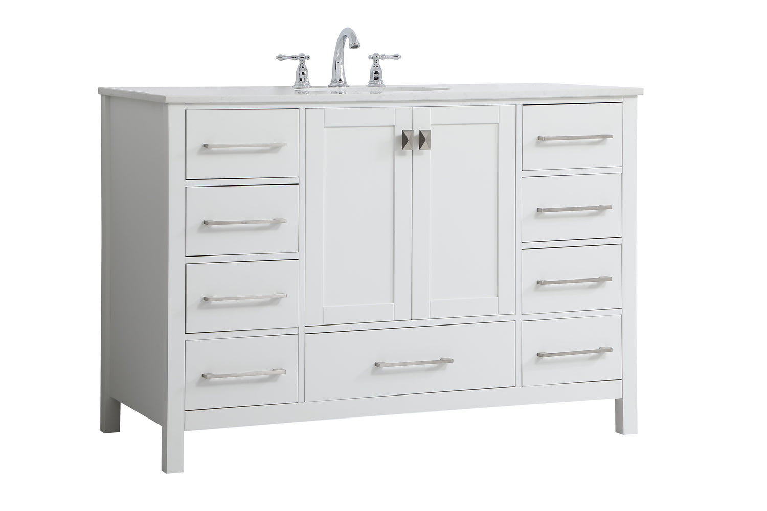 Elegant Lighting - VF18848WH - Single Bathroom Vanity - Irene - White