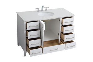 Elegant Lighting - VF18848WH - Single Bathroom Vanity - Irene - White