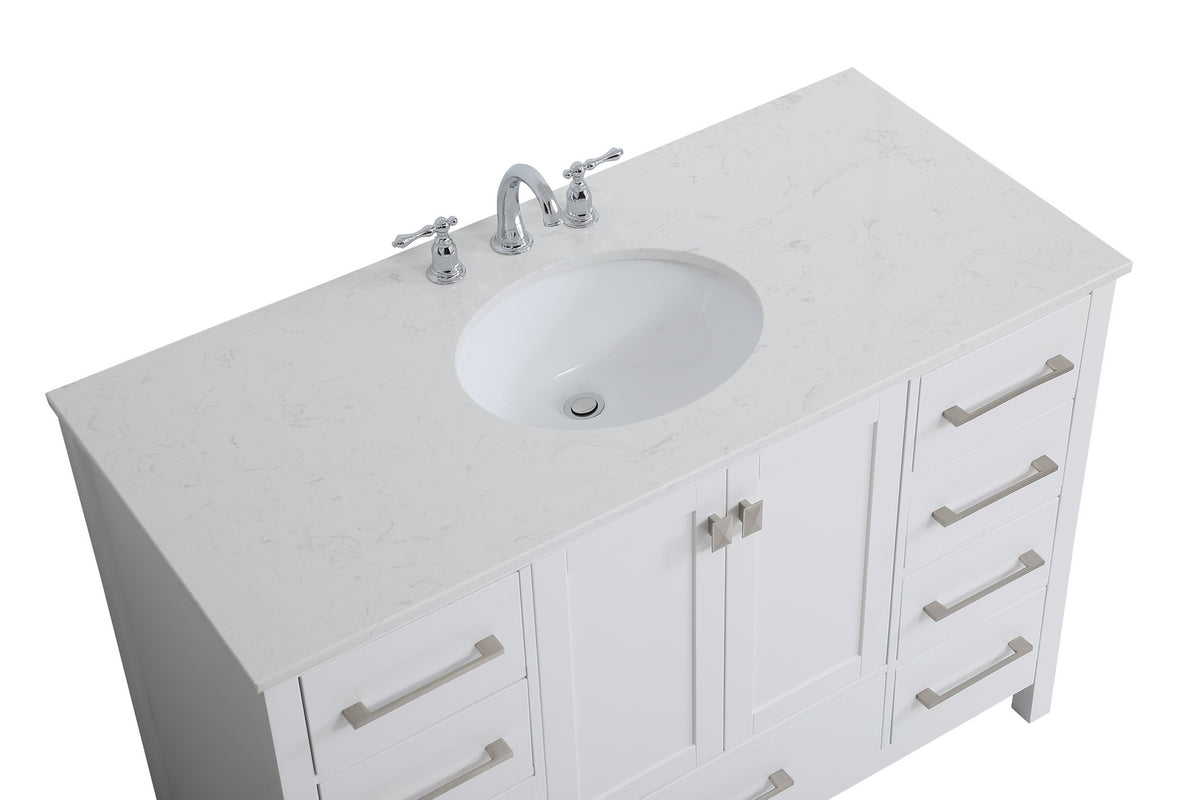 Elegant Lighting - VF18848WH - Single Bathroom Vanity - Irene - White