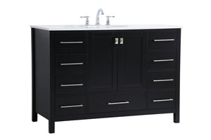 Elegant Lighting - VF18848BK - Single Bathroom Vanity - Irene - Black