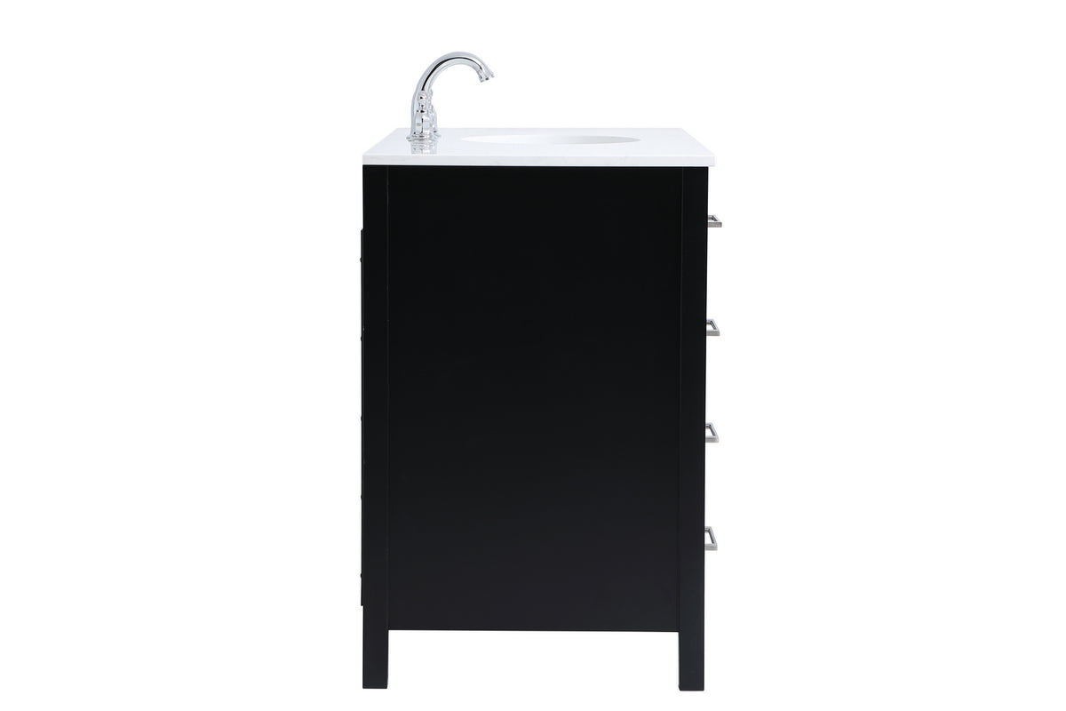 Elegant Lighting - VF18848BK - Single Bathroom Vanity - Irene - Black