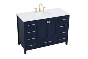 Elegant Lighting - VF18848BL - Single Bathroom Vanity - Irene - Blue