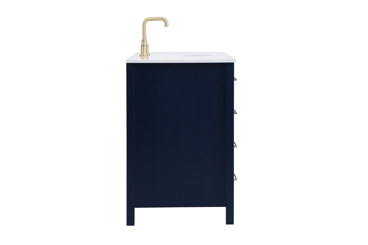 Elegant Lighting - VF18848BL - Single Bathroom Vanity - Irene - Blue