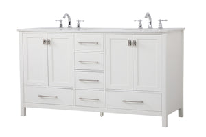 Elegant Lighting - VF18860DWH - Double Bathroom Vanity - Irene - White