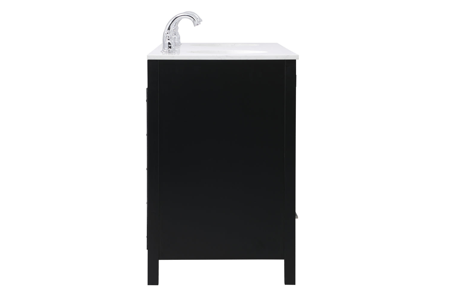 Elegant Lighting - VF18860DBK - Double Bathroom Vanity - Irene - Black