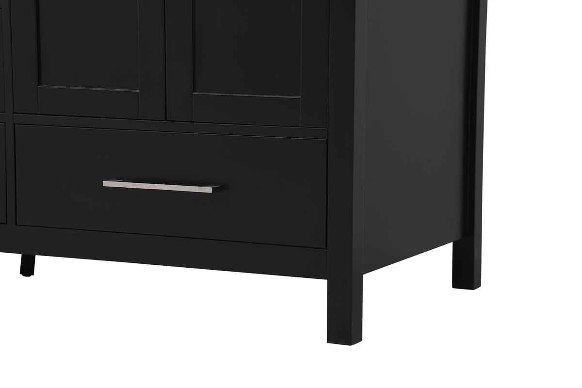 Elegant Lighting - VF18860DBK - Double Bathroom Vanity - Irene - Black