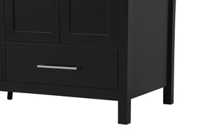 Elegant Lighting - VF18860DBK - Double Bathroom Vanity - Irene - Black