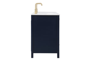 Elegant Lighting - VF18860DBL - Double Bathroom Vanity - Irene - Blue