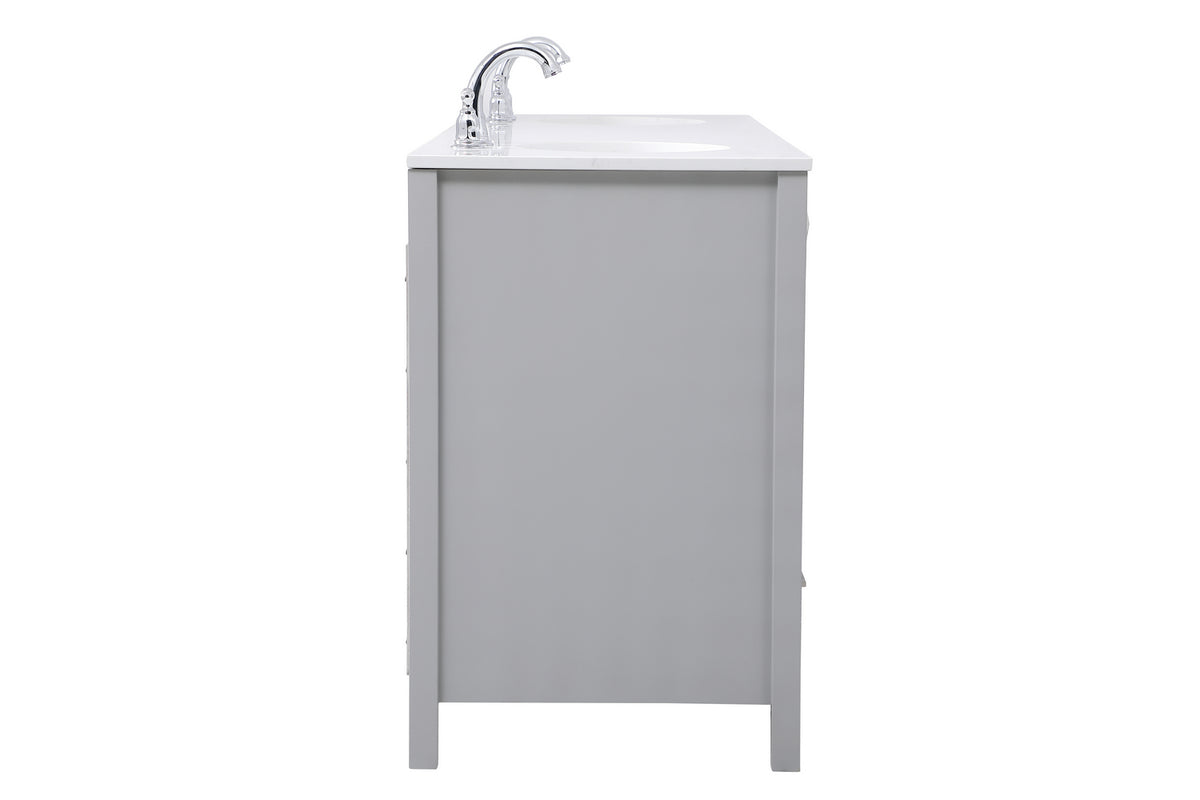 Elegant Lighting - VF18872DGR - Double Bathroom Vanity - Irene - Gray