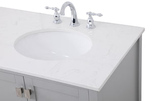 Elegant Lighting - VF18872DGR - Double Bathroom Vanity - Irene - Gray