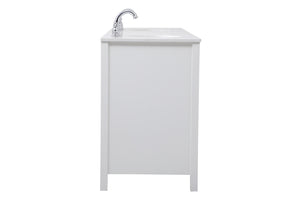 Elegant Lighting - VF18872DWH - Double Bathroom Vanity - Irene - White